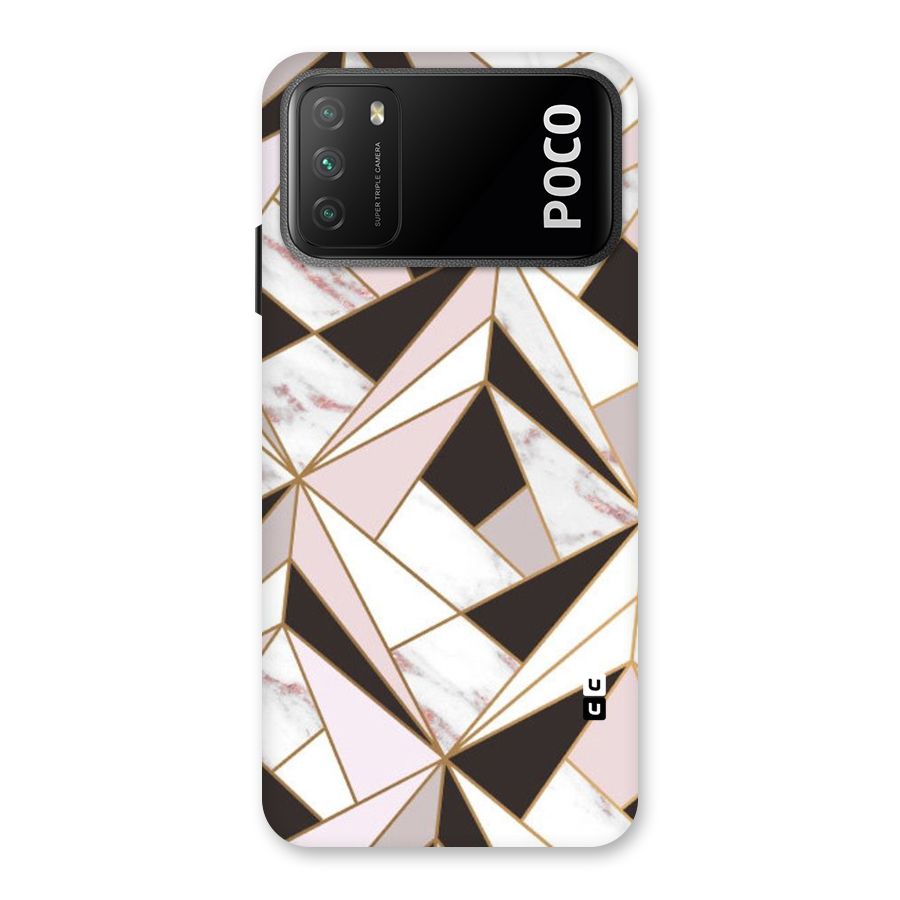 Abstract Corners Back Case for Poco M3