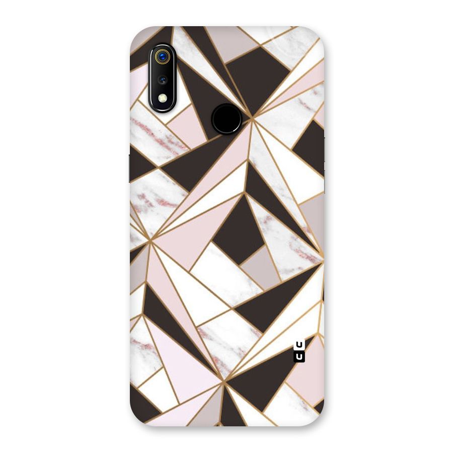 Abstract Corners Back Case for Realme 3