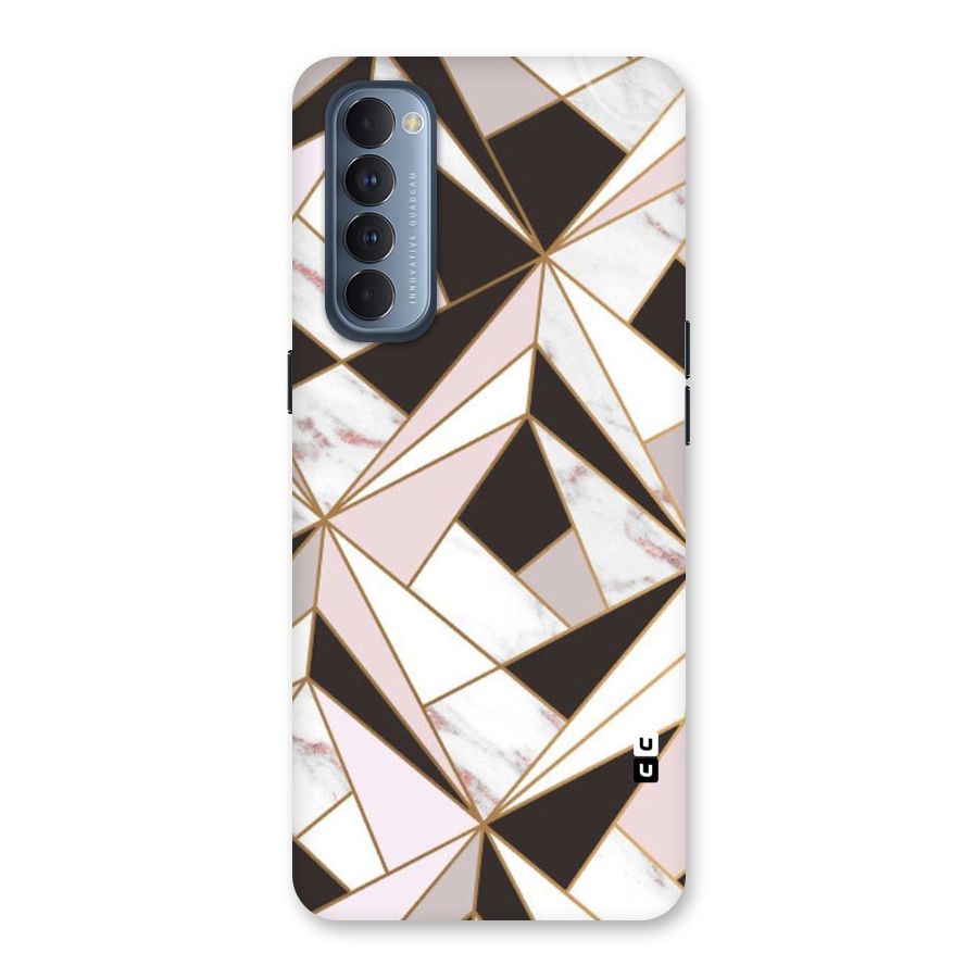 Abstract Corners Back Case for Reno4 Pro