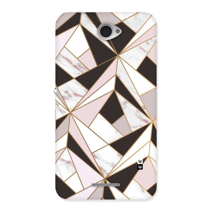 Abstract Corners Back Case for Sony Xperia E4