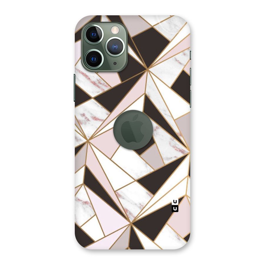 Abstract Corners Back Case for iPhone 11 Pro Logo  Cut