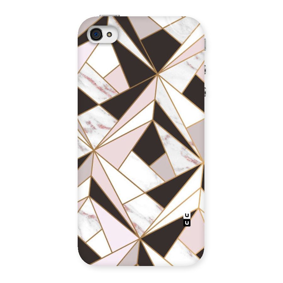 Abstract Corners Back Case for iPhone 4 4s
