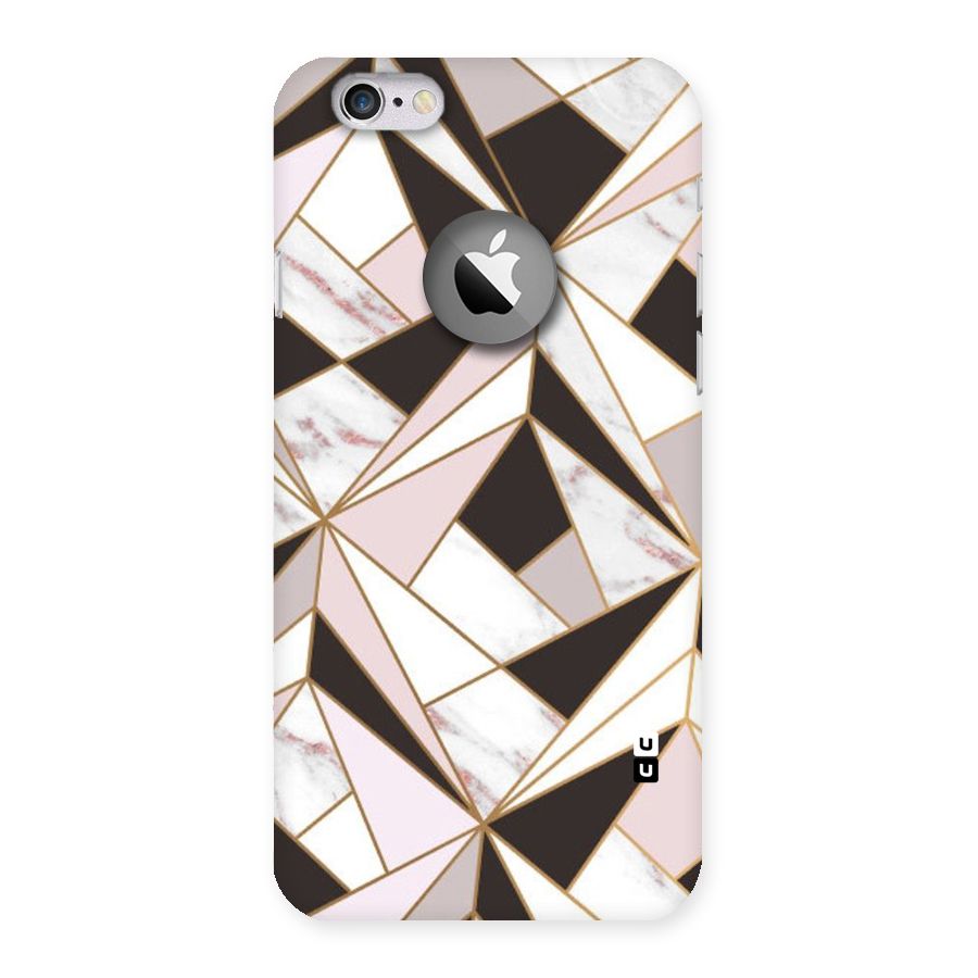 Abstract Corners Back Case for iPhone 6 Logo Cut