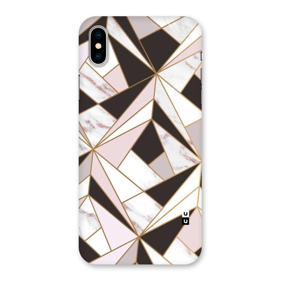 Abstract Corners Back Case for iPhone XS