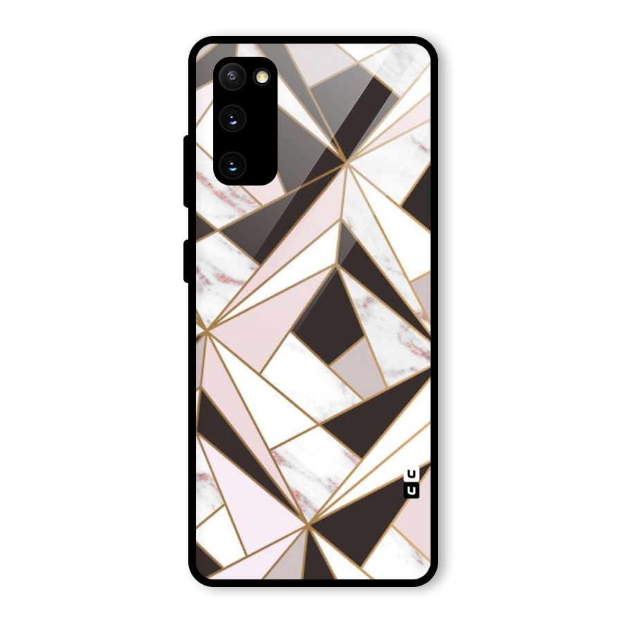 Abstract Corners Glass Back Case for Galaxy S20 FE 5G