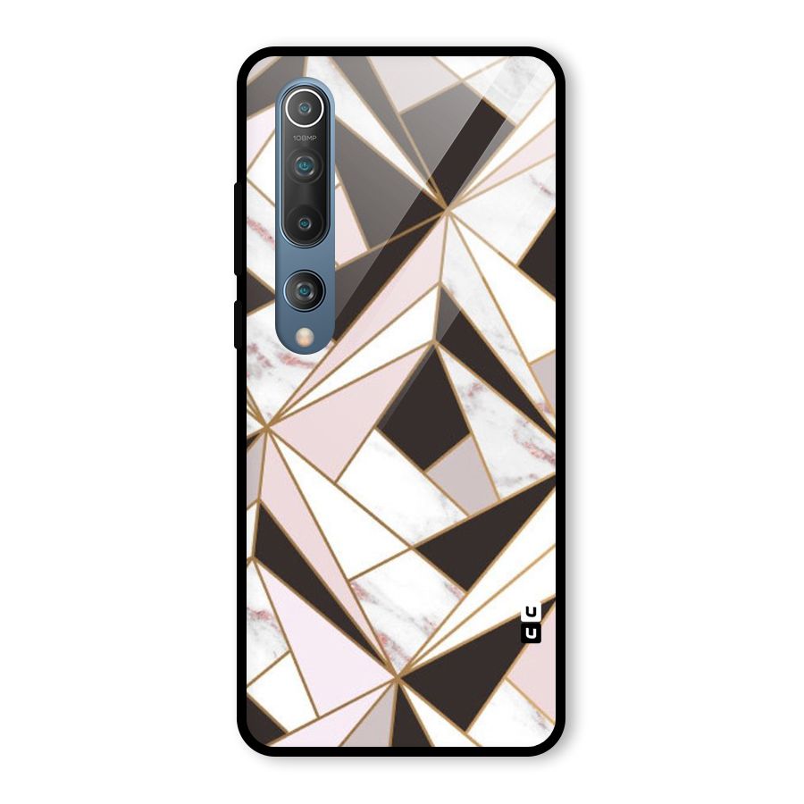 Abstract Corners Glass Back Case for Mi 10