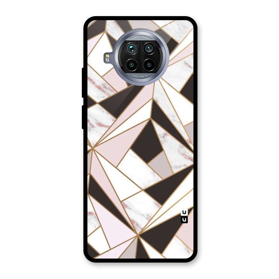 Abstract Corners Glass Back Case for Mi 10i