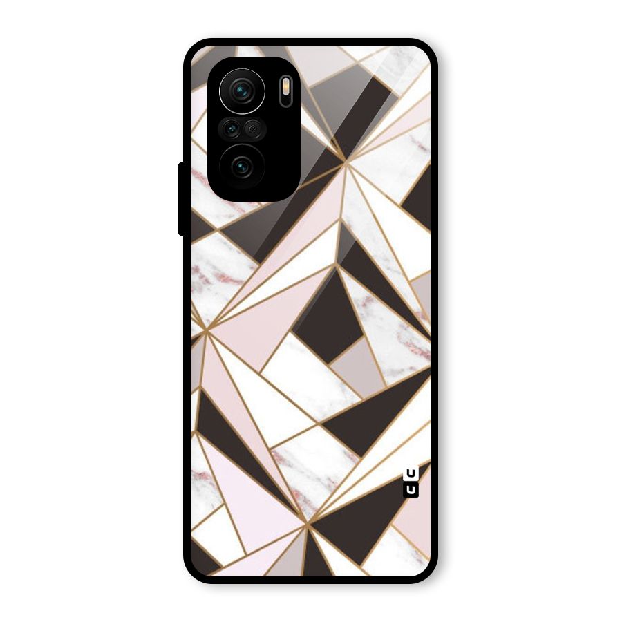 Abstract Corners Glass Back Case for Mi 11x