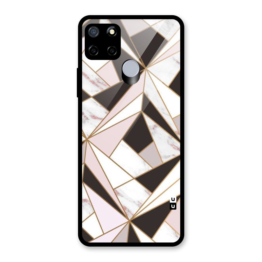Abstract Corners Glass Back Case for Realme Narzo 20