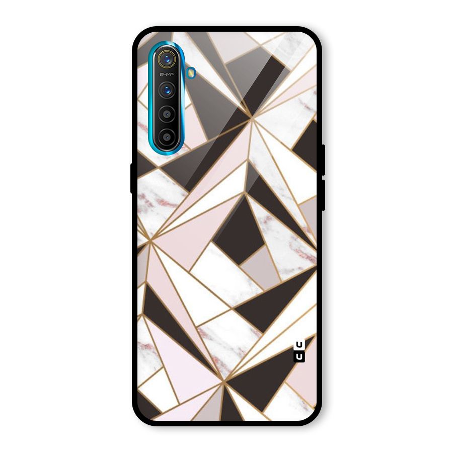 Abstract Corners Glass Back Case for Realme XT