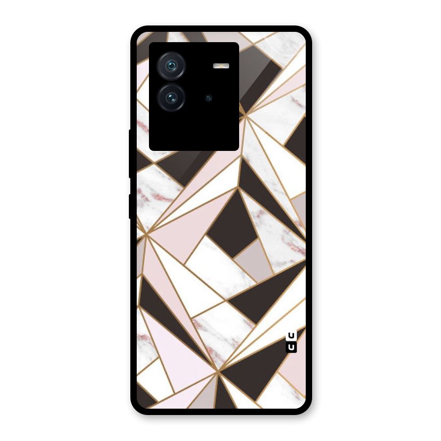 Abstract Corners Glass Back Case for Vivo iQOO Neo 6 5G
