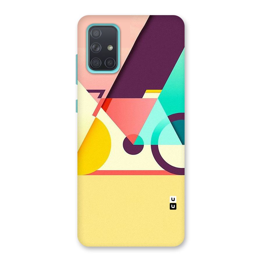 Abstract Cycle Back Case for Galaxy A71