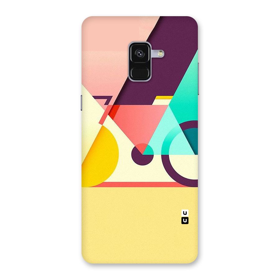 Abstract Cycle Back Case for Galaxy A8 Plus