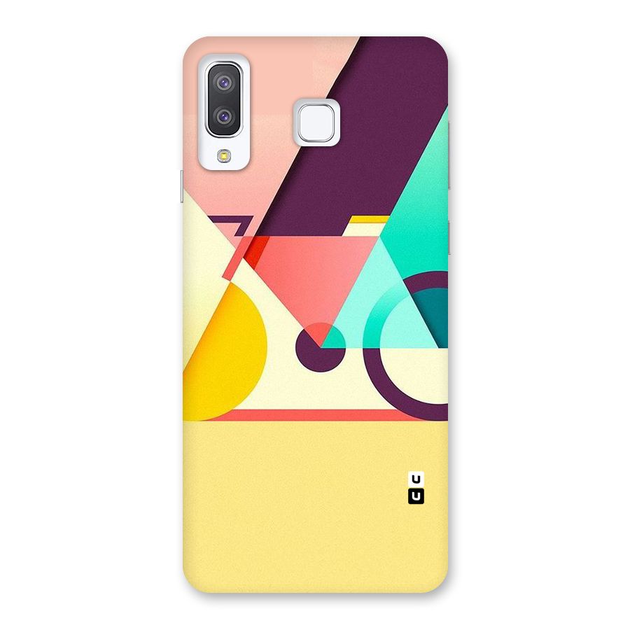 Abstract Cycle Back Case for Galaxy A8 Star