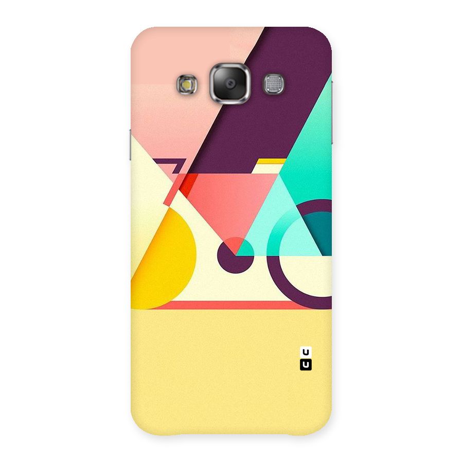 Abstract Cycle Back Case for Galaxy E7
