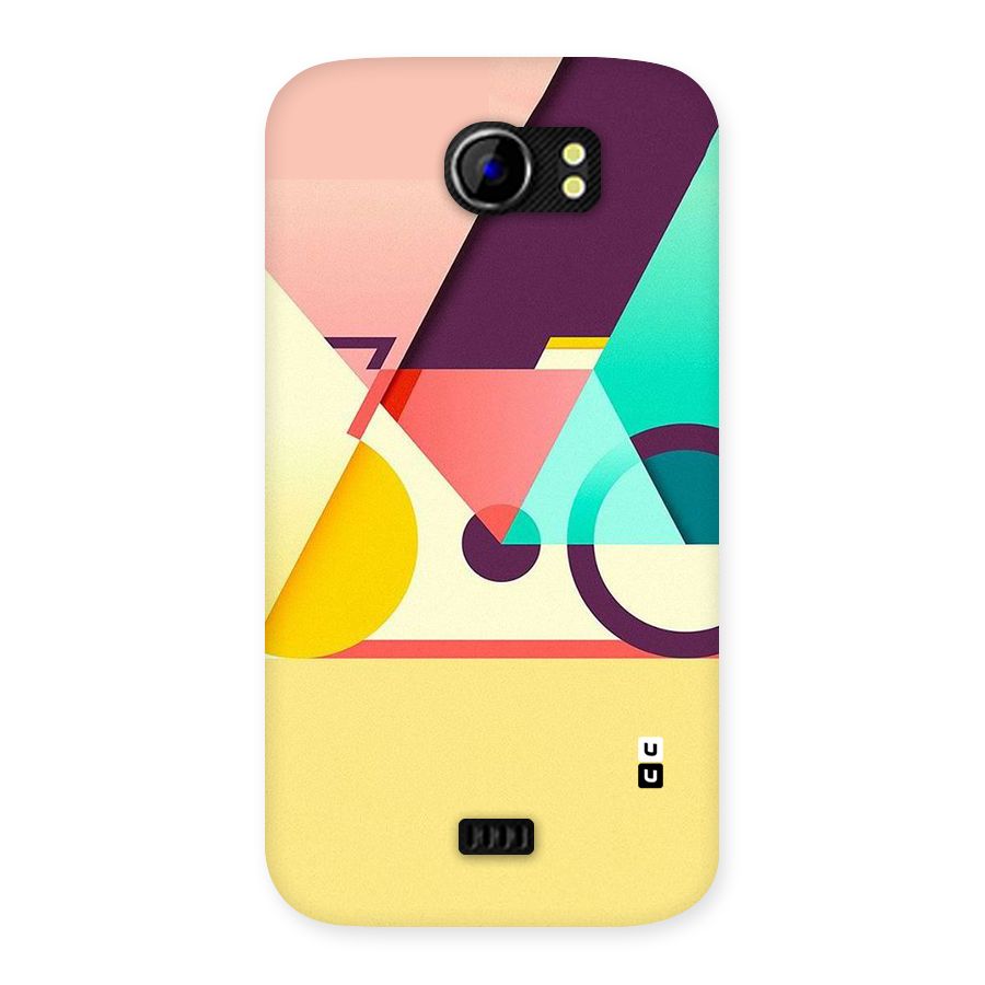 Abstract Cycle Back Case for Micromax Canvas 2 A110