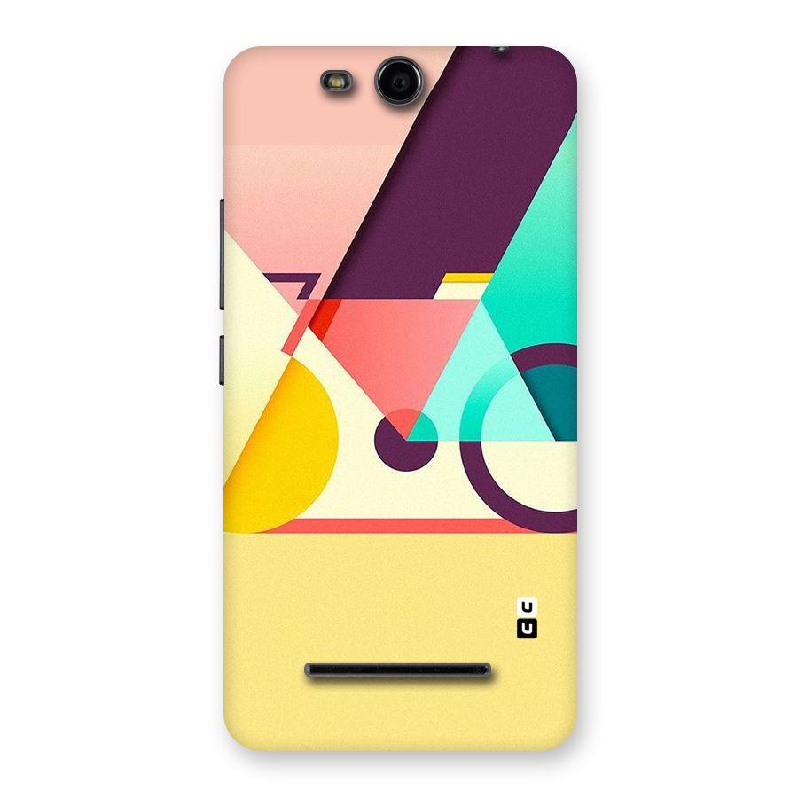 Abstract Cycle Back Case for Micromax Canvas Juice 3 Q392