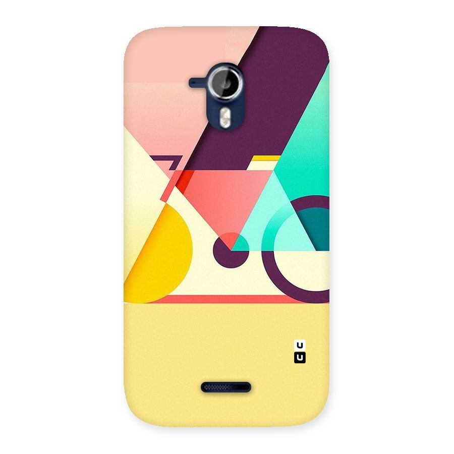 Abstract Cycle Back Case for Micromax Canvas Magnus A117