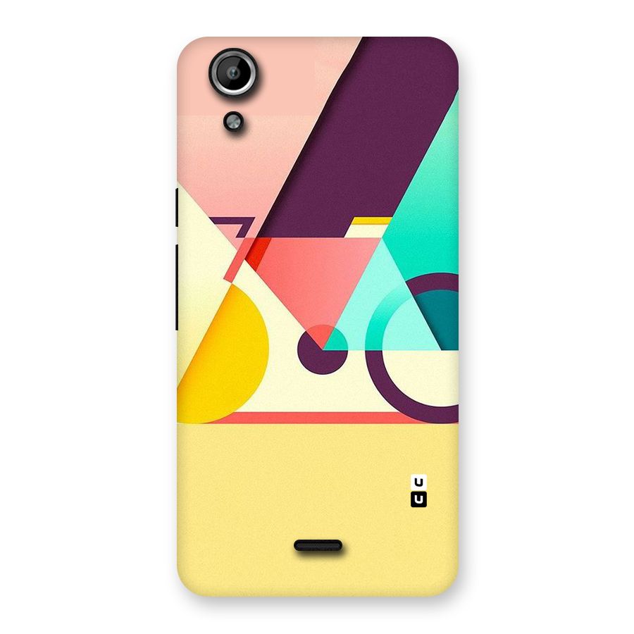 Abstract Cycle Back Case for Micromax Canvas Selfie Lens Q345