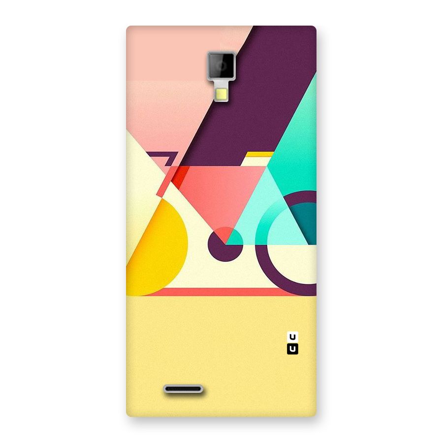 Abstract Cycle Back Case for Micromax Canvas Xpress A99
