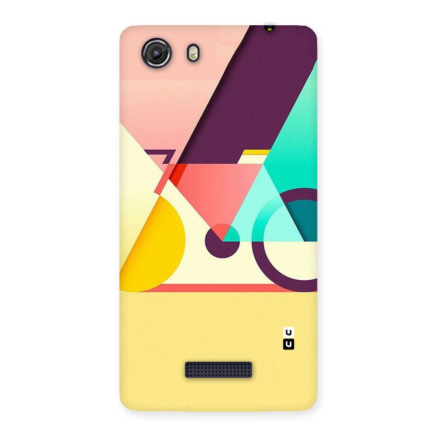 Abstract Cycle Back Case for Micromax Unite 3