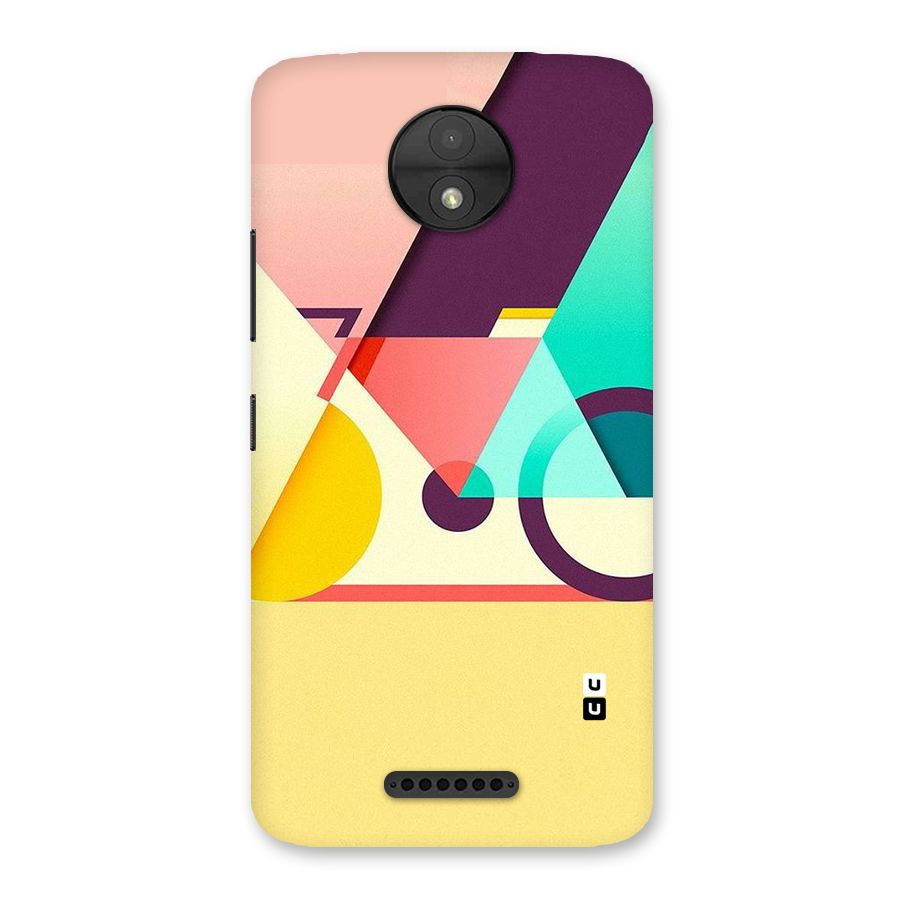 Abstract Cycle Back Case for Moto C