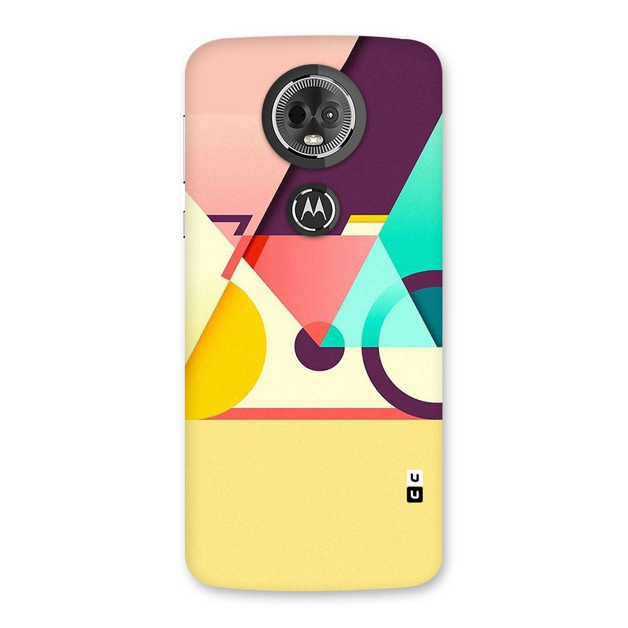 Abstract Cycle Back Case for Moto E5 Plus