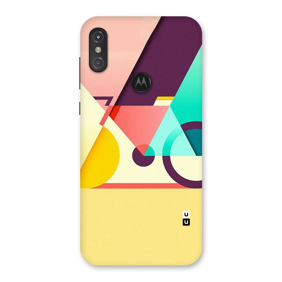 Abstract Cycle Back Case for Motorola One Power