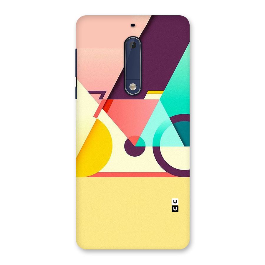Abstract Cycle Back Case for Nokia 5