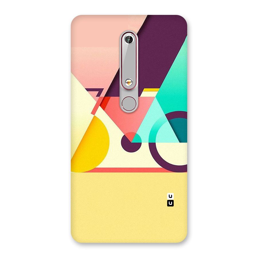 Abstract Cycle Back Case for Nokia 6.1