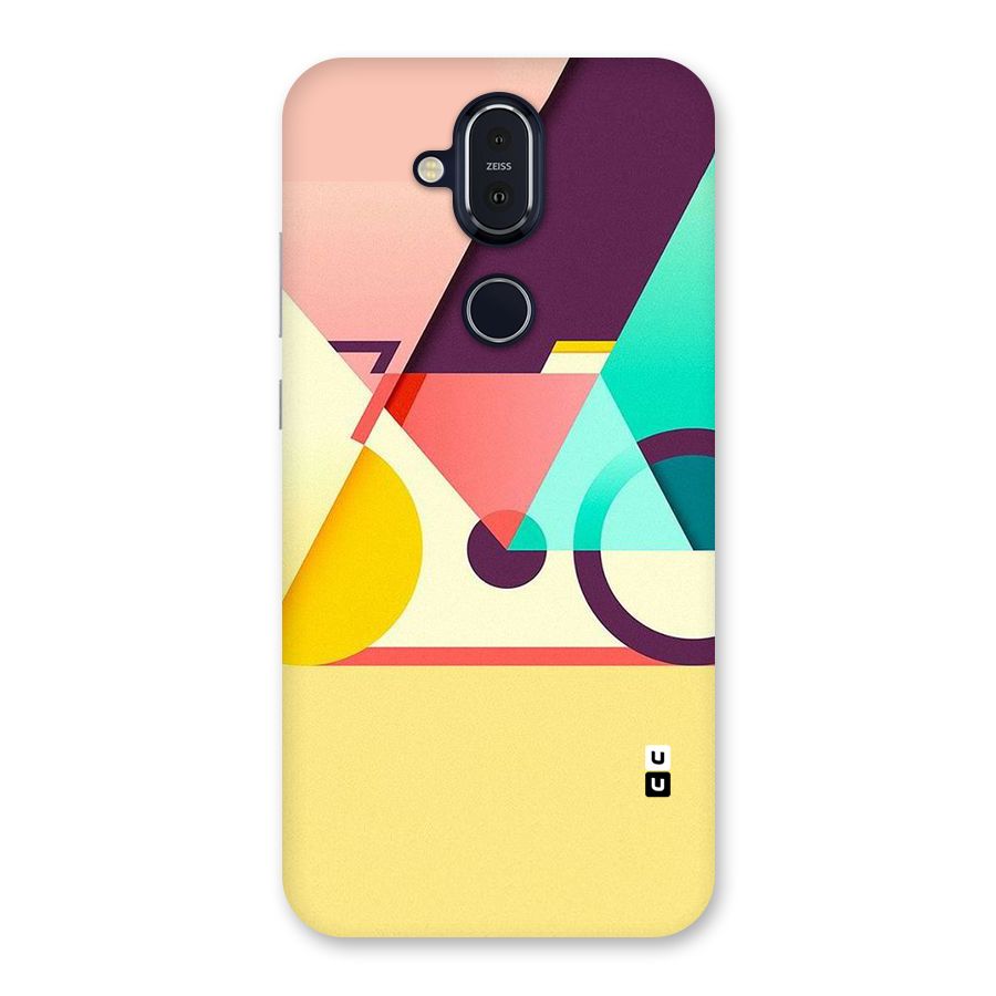 Abstract Cycle Back Case for Nokia 8.1