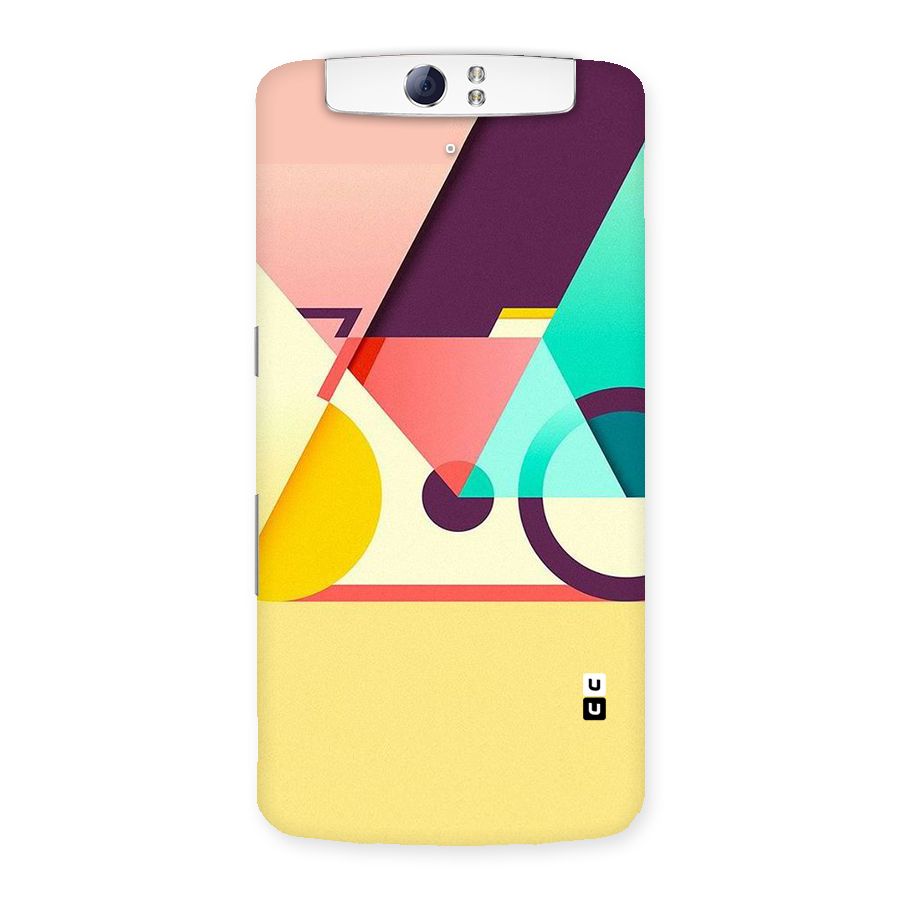 Abstract Cycle Back Case for Oppo N1