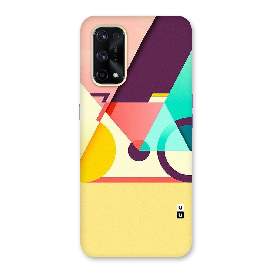 Abstract Cycle Glass Back Case for Realme X7 Pro