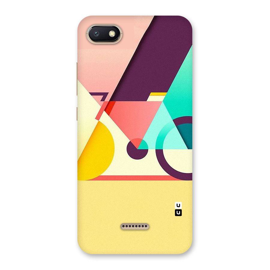 Abstract Cycle Back Case for Redmi 6A
