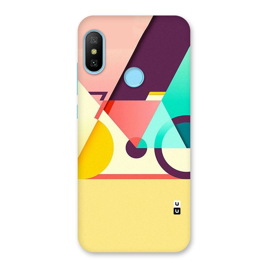 Abstract Cycle Back Case for Redmi 6 Pro