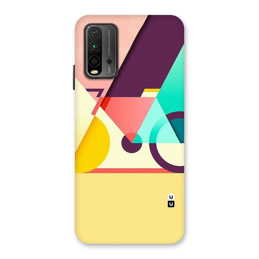 Abstract Cycle Back Case for Redmi 9 Power