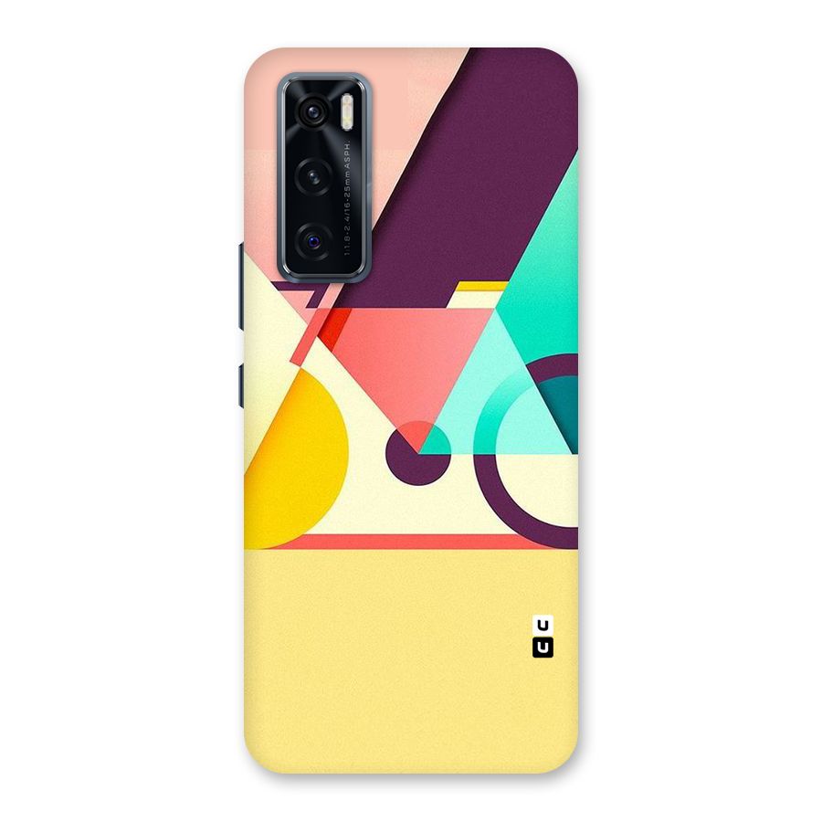 Abstract Cycle Back Case for Vivo V20 SE