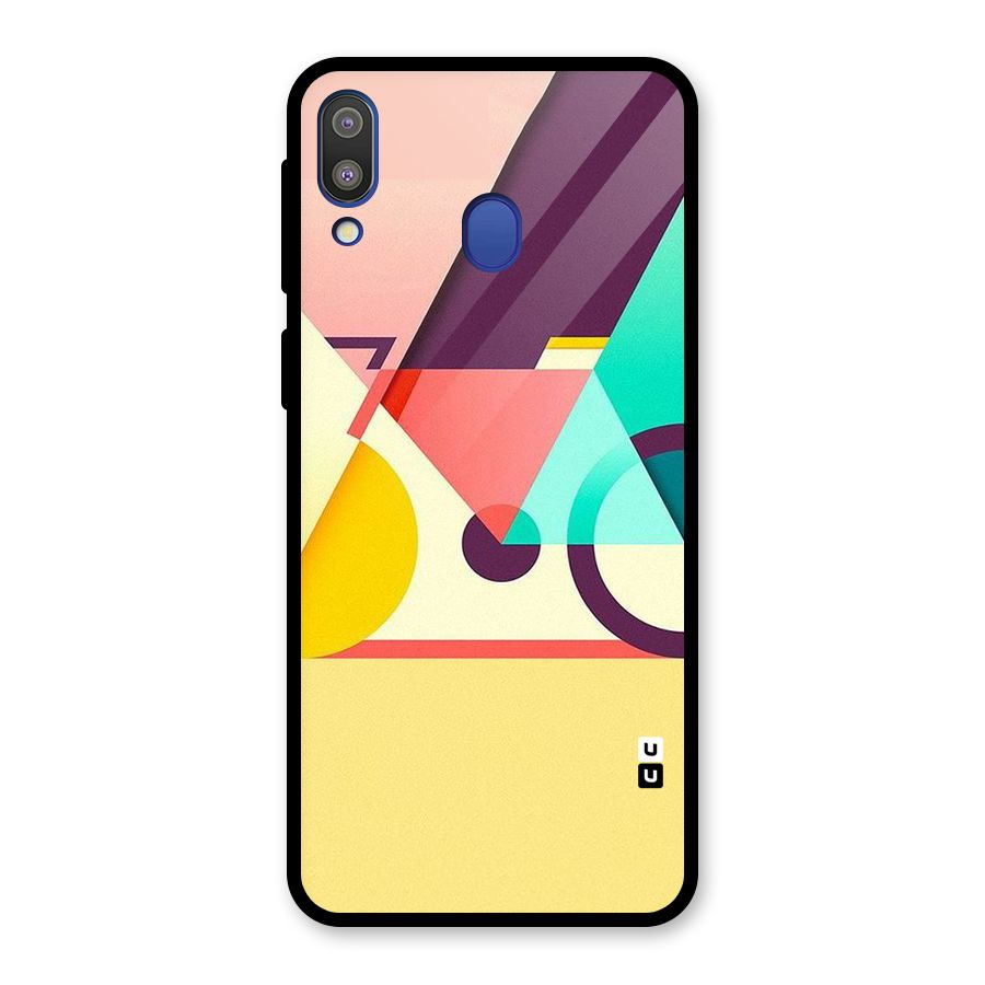 Abstract Cycle Glass Back Case for Galaxy M20
