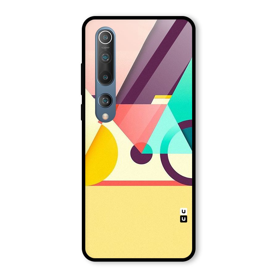 Abstract Cycle Glass Back Case for Mi 10