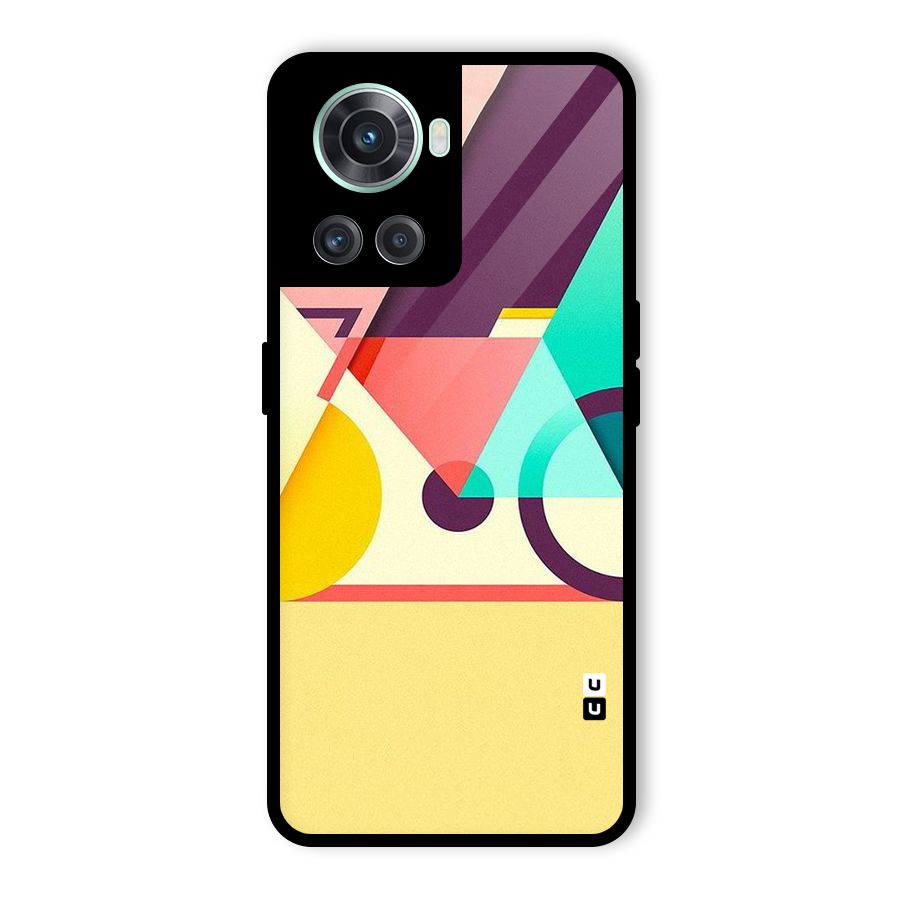 Abstract Cycle Glass Back Case for OnePlus 10R