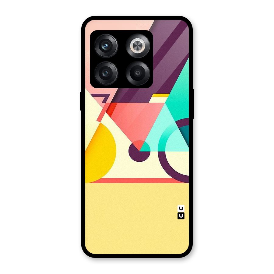 Abstract Cycle Glass Back Case for OnePlus 10T