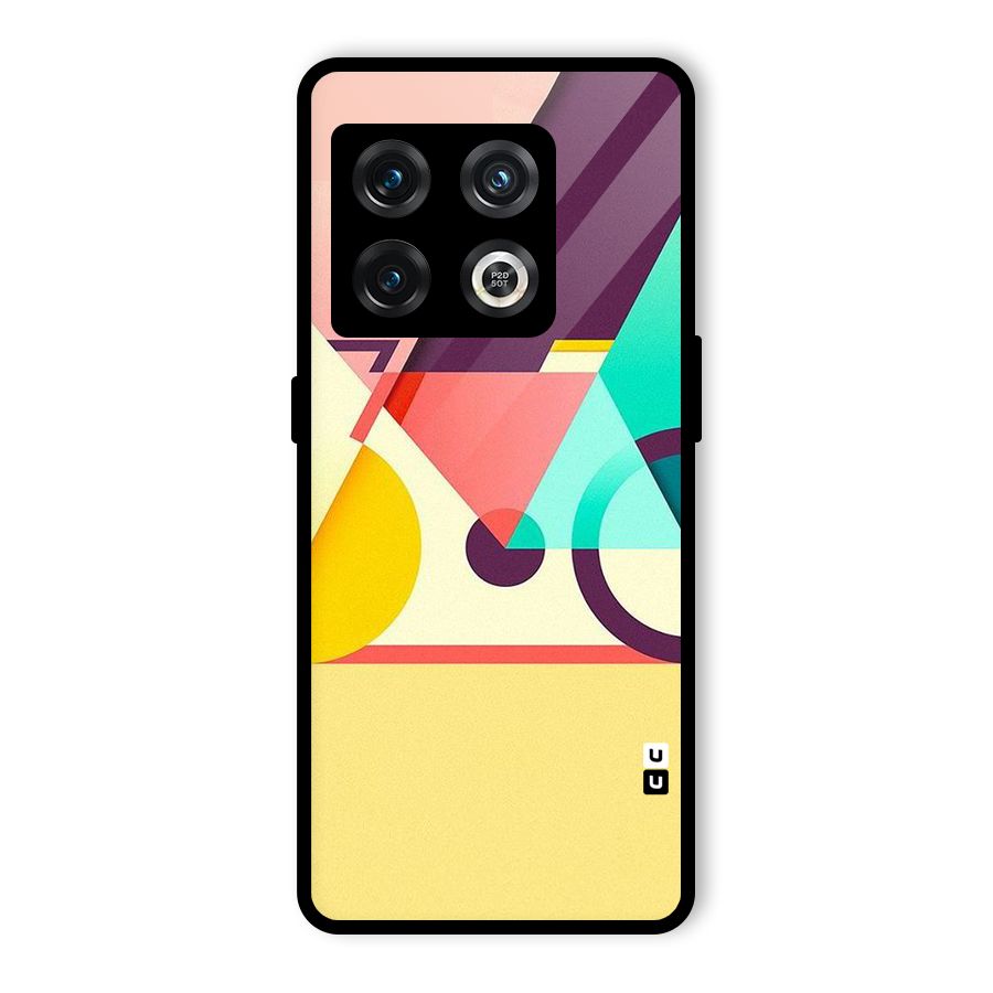 Abstract Cycle Glass Back Case for OnePlus 10 Pro 5G
