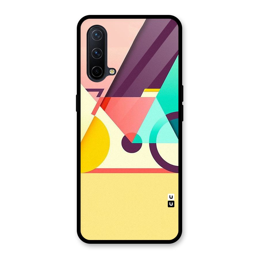 Abstract Cycle Glass Back Case for OnePlus Nord CE 5G