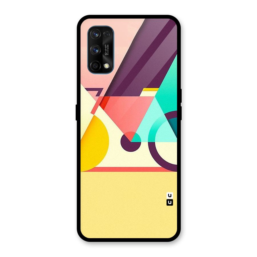 Abstract Cycle Glass Back Case for Realme 7 Pro