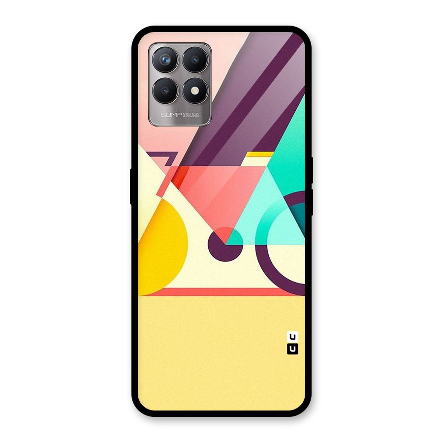Abstract Cycle Glass Back Case for Realme Narzo 50