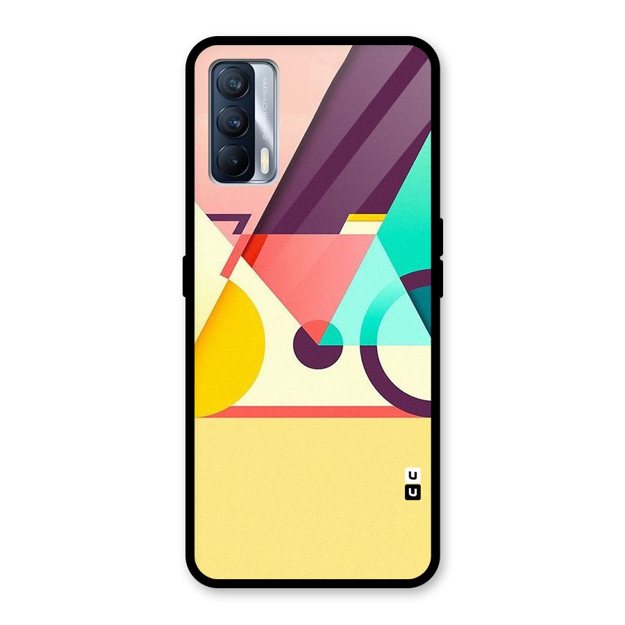 Abstract Cycle Glass Back Case for Realme X7