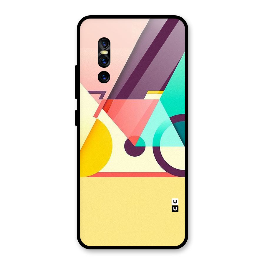Abstract Cycle Glass Back Case for Vivo V15 Pro