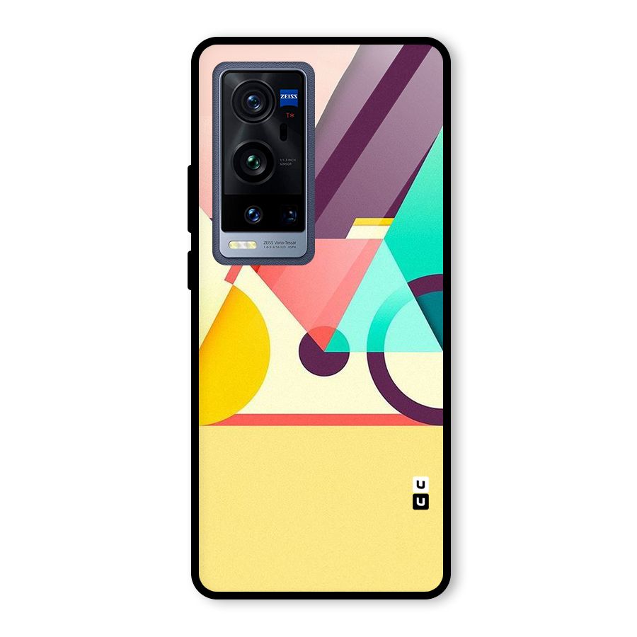 Abstract Cycle Glass Back Case for Vivo X60 Pro Plus