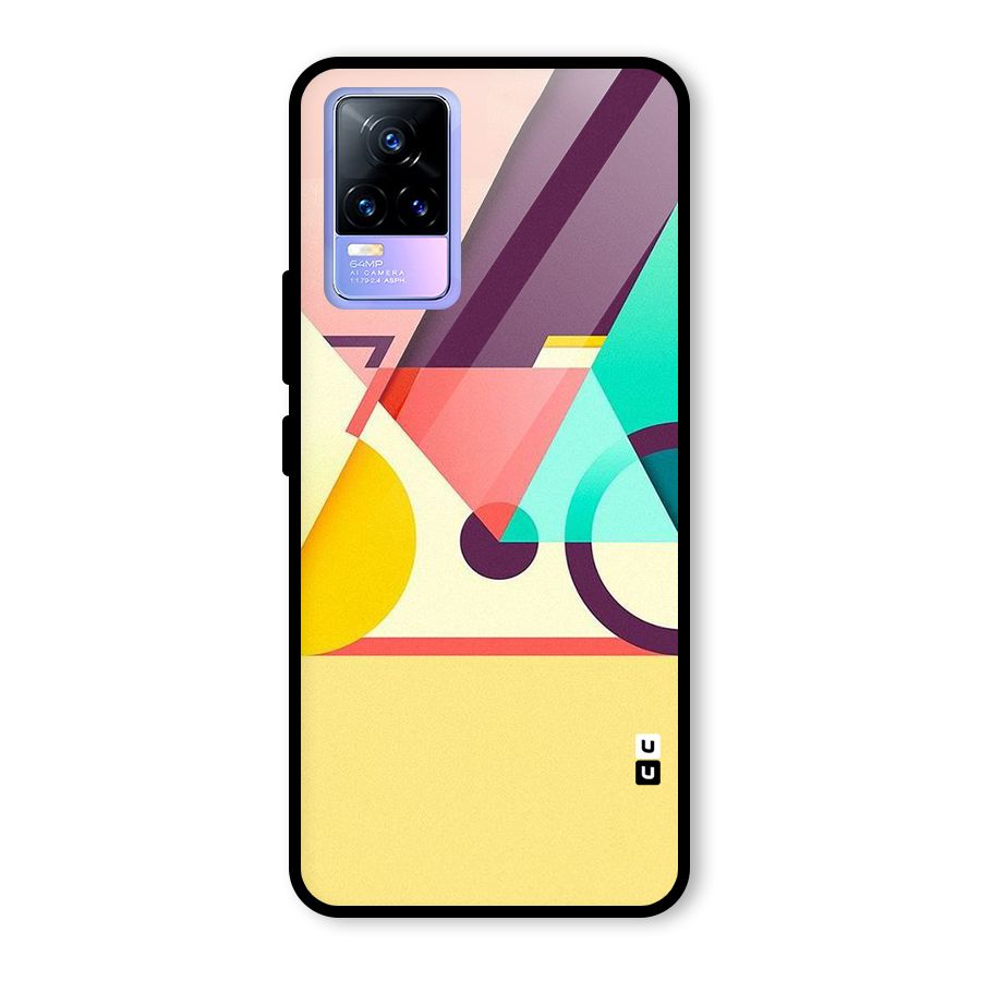Abstract Cycle Glass Back Case for Vivo Y73