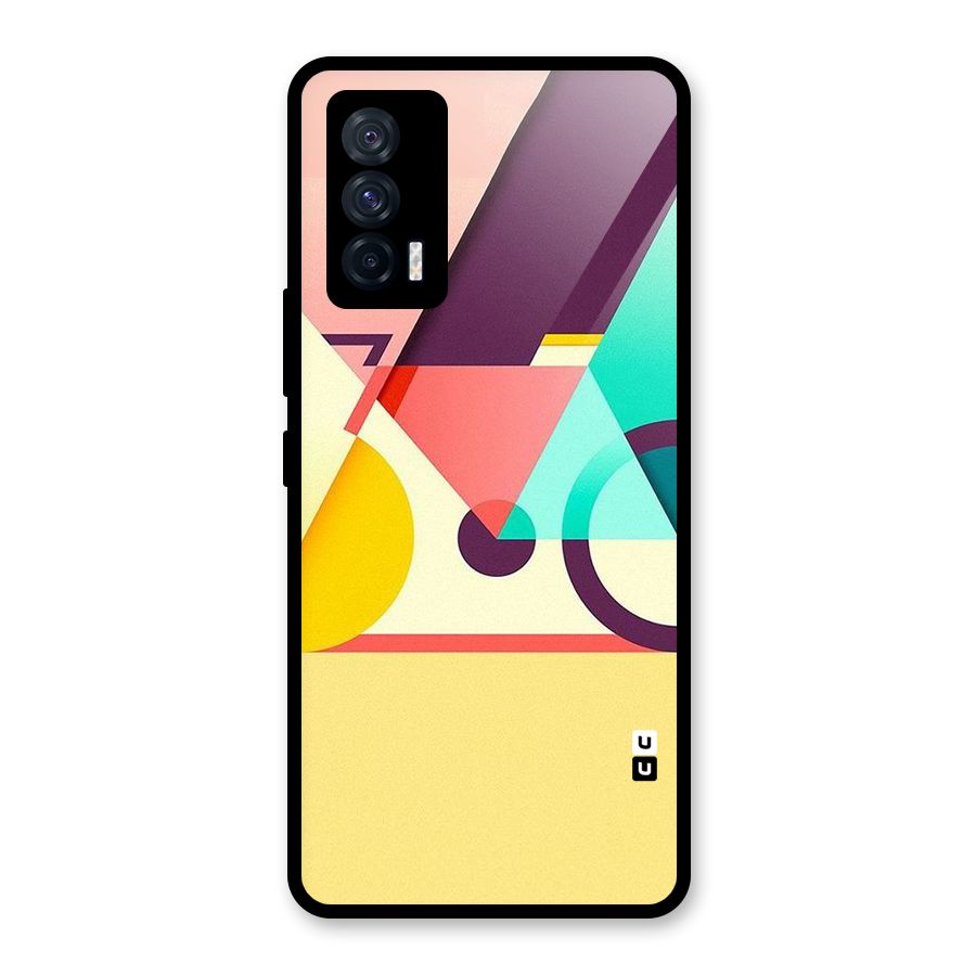Abstract Cycle Glass Back Case for Vivo iQOO 7 5G